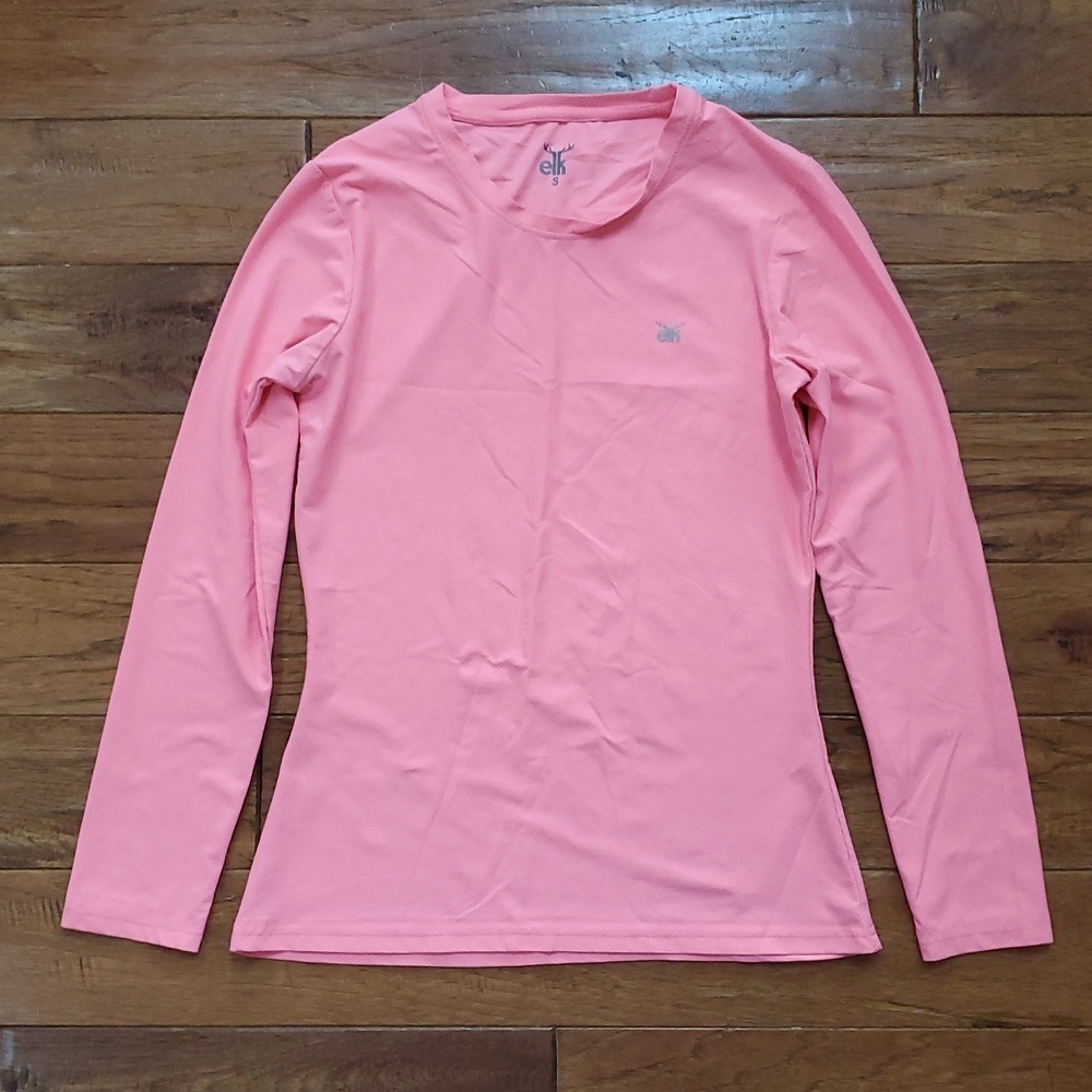 Elk Hot Pink Long Sleeve Athletic Top